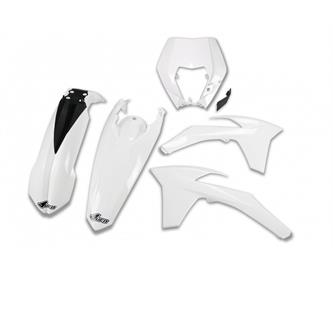 kit plastiche ktm 125 exc 12 13 colore bianco