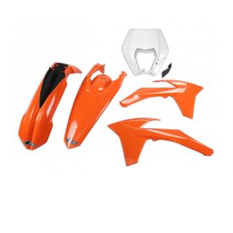 kit plastiche ktm 125 exc 12 13 colore oem