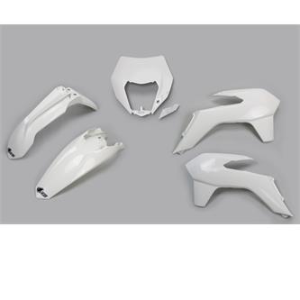 kit plastiche ktm 125 exc 14 16 colore bianco