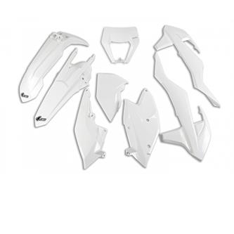 kit plastiche ktm 300 exc 17 19 colore bianco