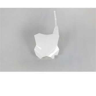 tabella portanumero anteriore kawasaki kx 250 f 17 19 bianca