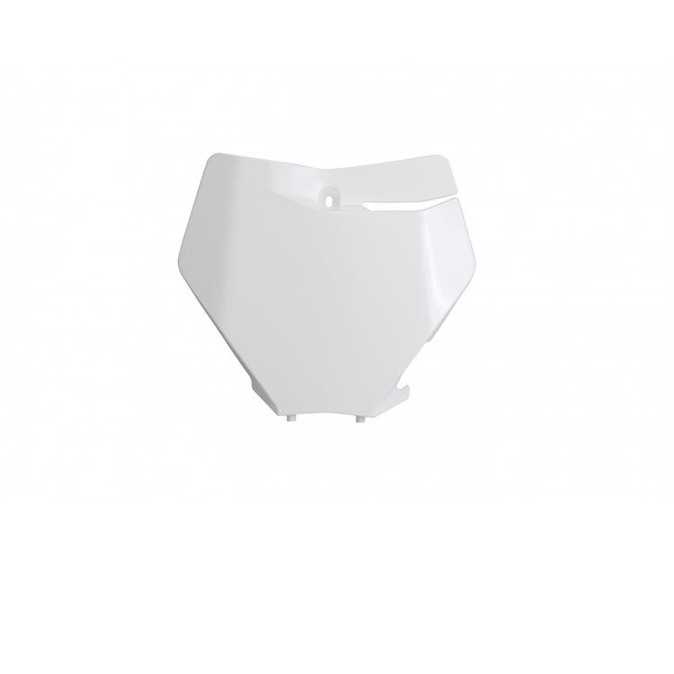 Tabella portanumero anteriore KTM 250 SX-F (2019) Bianco