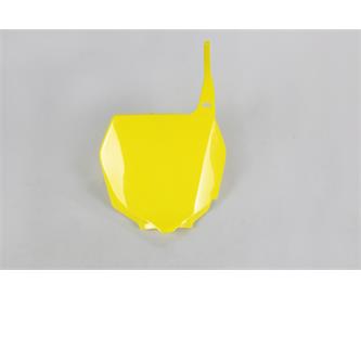 tabella portanumero anteriore suzuki rm 125 01 12 gialla