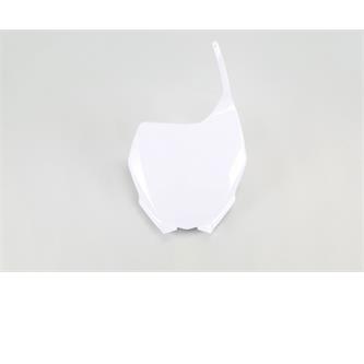 tabella portanumero anteriore yamaha yz 250 f 06 09 bianca