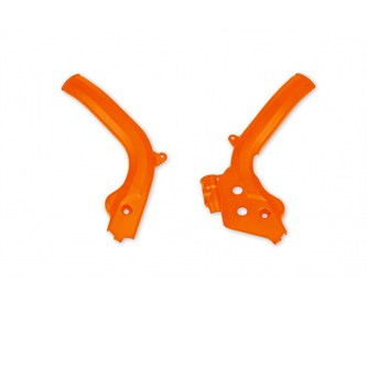 protezioni telaio ktm 250 exc 17 19 arancioni