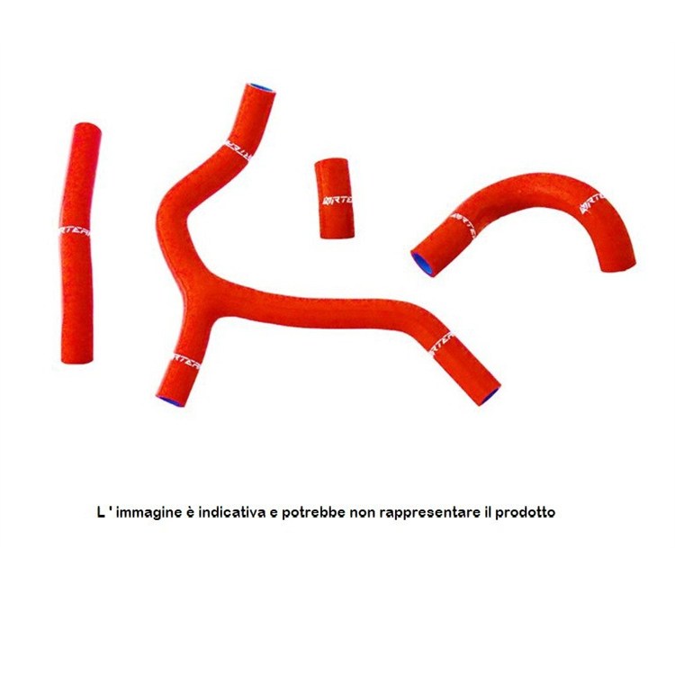 Tubi radiatore Honda CRF 450 R (2005-2008) Rosso