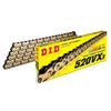 Catena DID passo 520 enduro duratura con X-RING 120 maglie - oro clip in Trasmissione