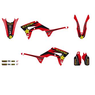 kit grafiche honda crf 450 r 17 20 rockstar energy