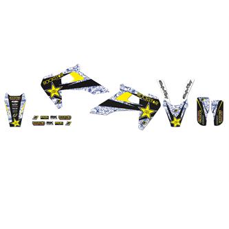 kit grafiche husqvarna 250 te 20 rockstar energy