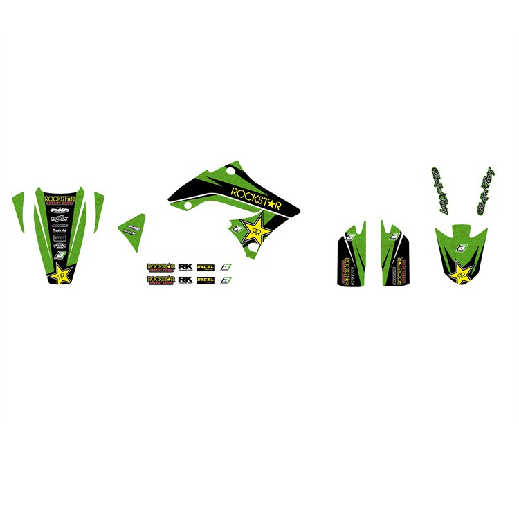 Kit grafiche Kawasaki KX 250 F (2009-2012) Rockstar Energy