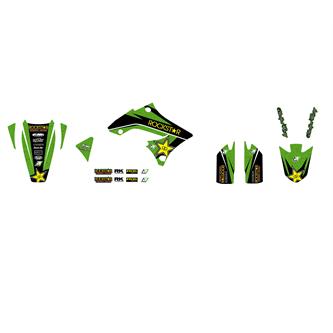 kit grafiche kawasaki kx 250 f 09 12 rockstar energy