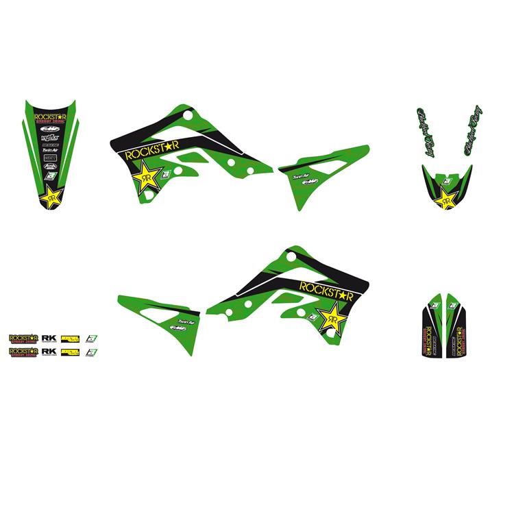 Kit grafiche Kawasaki KX 450 F (12-15) Rockstar Energy