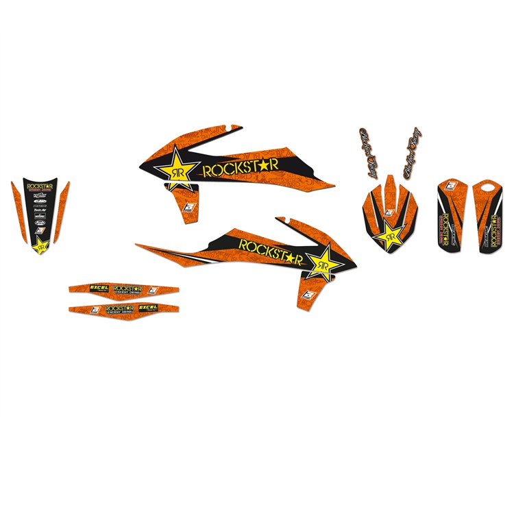 Kit grafiche KTM 300 EXC (2020-2023) Rockstar Energy
