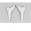 Coperchio cassa filtro Honda CRF 450 R (2009-2012) Bianco in Plastiche