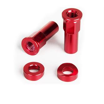 set viti fermacopertone rosse