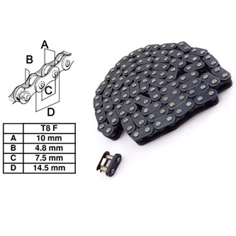 catena passo medio tf8 75 maglie