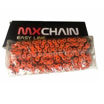catena mx chain 520 cross economica senza o ring 120 maglie arancione
