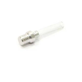 tubo sfiato pitbike argento