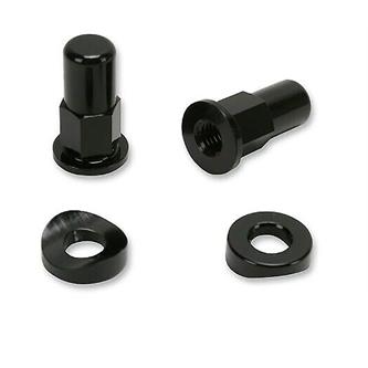 set viti fermacopertone nere