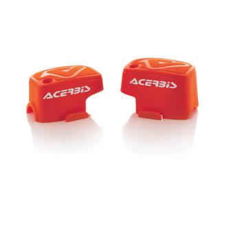 coppia parapompa acerbis frizione freno brembo arancione scuro