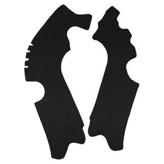 paratelaio adesivo in gomma vibram per honda crf 450 r 14 16 nero