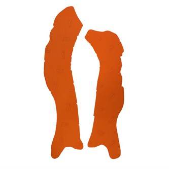 paratelaio adesivo in gomma vibram per ktm 250 exc f 17 19 arancione
