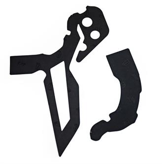 paratelaio adesivo in gomma vibram per husqvarna 125 tc 19 21 nero