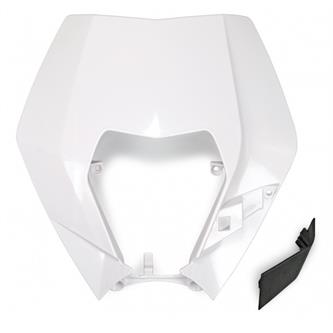 portafaro anteriore ktm 200 exc 09 13 bianco