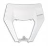 Portafaro anteriore KTM 350 EXC-F (17-19) bianco in Plastiche