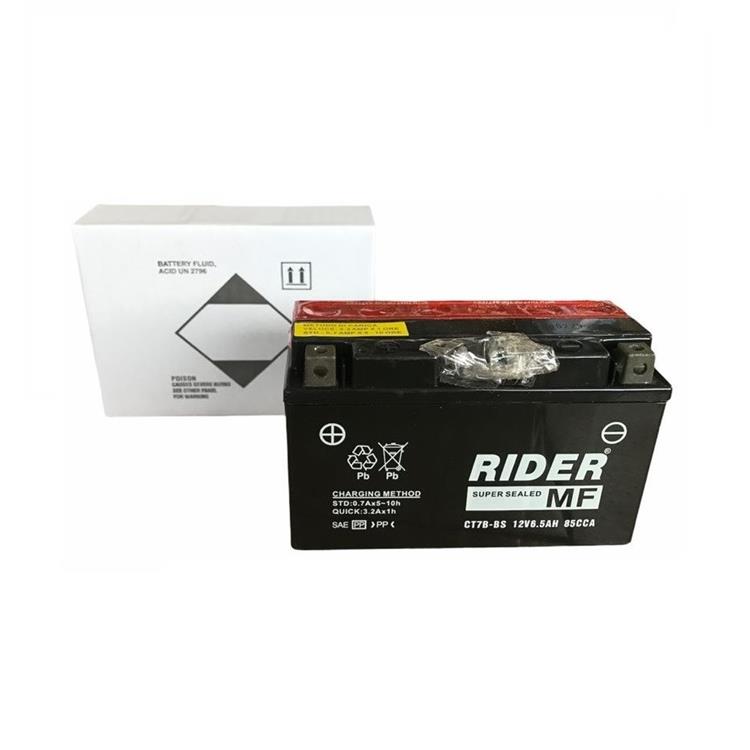 Batteria Rider CT7BBS DUCATI Panigale V4 1100cc 2018-2019 (Yuasa code YT7B-BS)