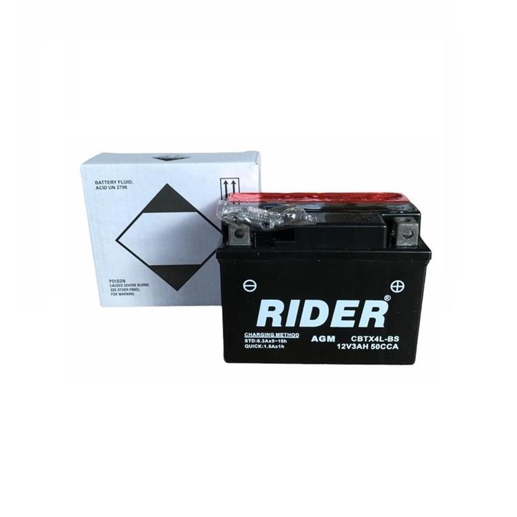 Batteria Rider CBTX4LBS HUSQVARNA SMR4 125cc (2010-2013) [Yuasa code YTX4L-BS]