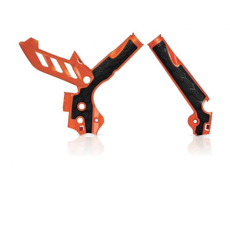 Protezioni telaio Acerbis X-GRIP KTM 200 EXC (2012-2016) Arancione