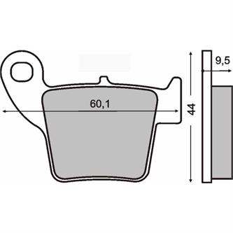 pastiglie ceramiche rms honda crf 250 r 04 20 posteriori