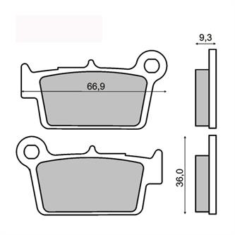 pastiglie ceramiche rms beta rr 498 12 14 posteriori