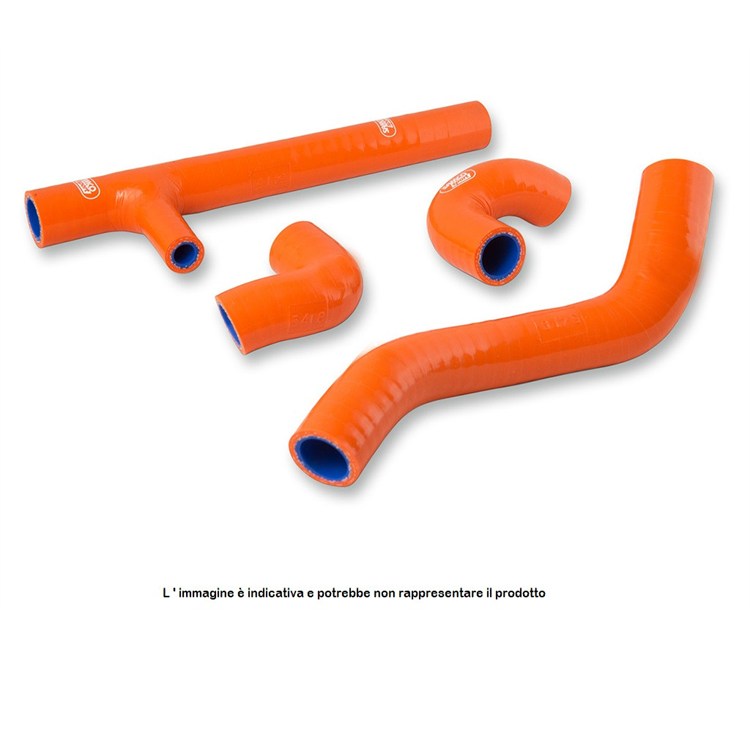 Tubi radiatore Husqvarna 450 FC (2019-2022) Arancione
