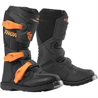 stivali bimbo cross enduro thor blitz xp arancio nero