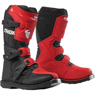 stivali bimbo cross enduro thor blitz xp rosso nero