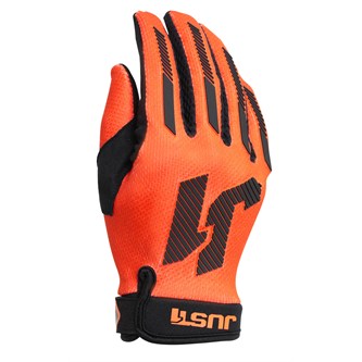 guanti cross adulto just1 j force arancio fluo nero