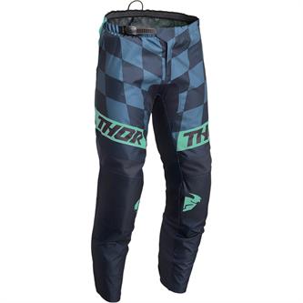 pantaloni ragazzo cross thor sector birdrock blu notte celeste