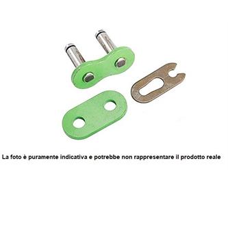 maglia a giunto clip per catena mx chain 520 enduro verde