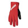 Guanti cross adulto THOR SPECTRUM INVERNALI Rosso Bianco in Abbigliamento
