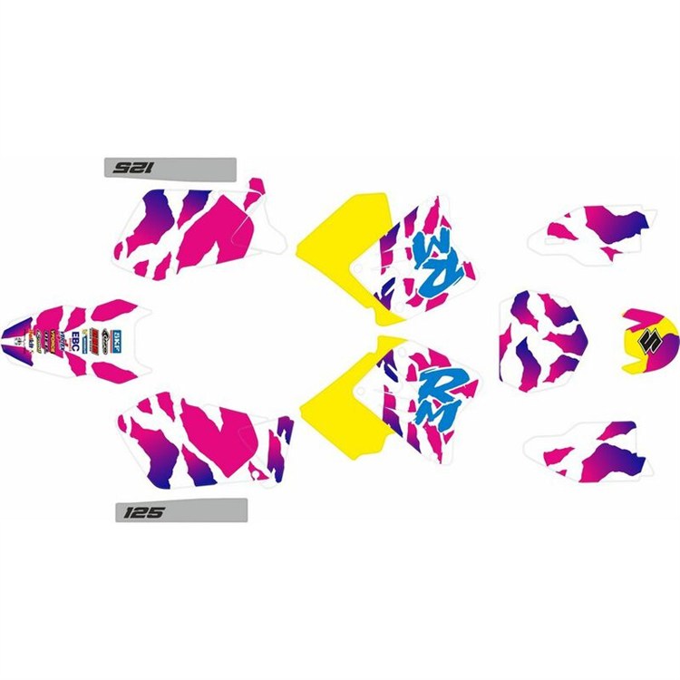 kit Grafiche SUZUKI Rm 125 [01 08] Retro