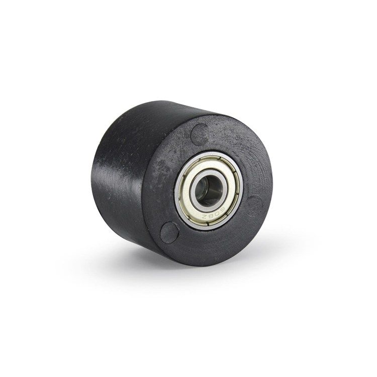 Rullino scorri catena Nero diametro 41 spessore 28 foro 8 mm