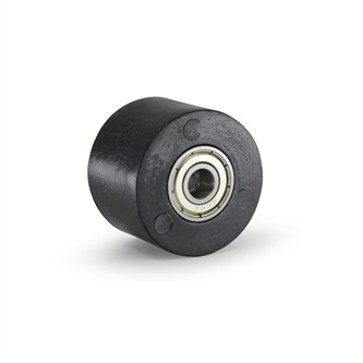 rullino scorri catena nero diametro esterno 42 mm attacco 8 mm larghezza 29 mm