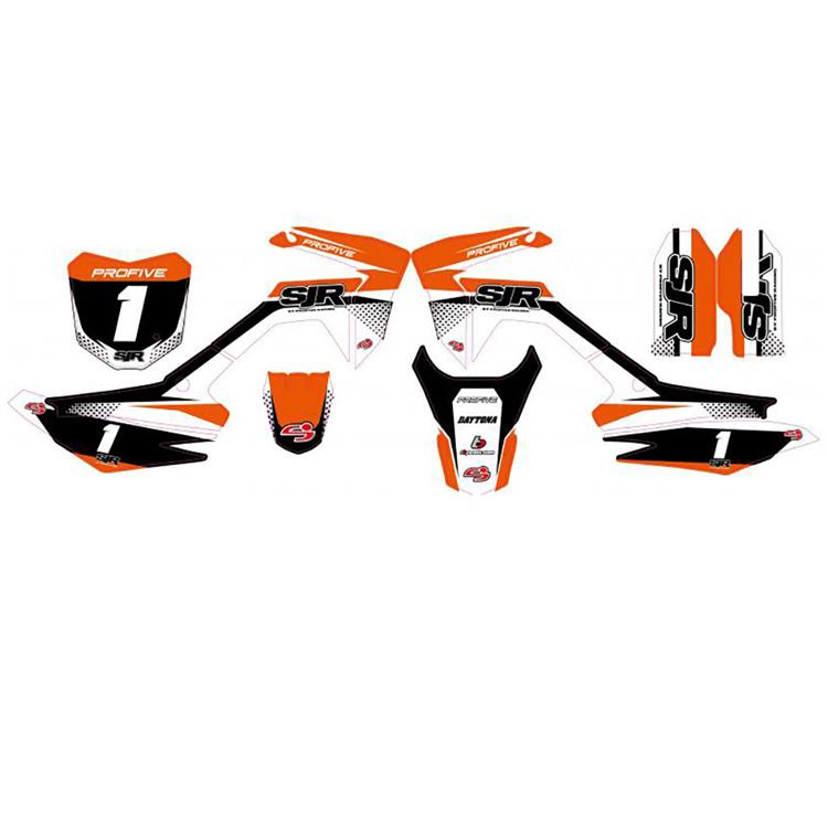 Kit grafiche originali Profive SJR 110 Arancioni