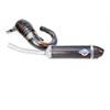 Scalvini Husqvarna 250 TE (2020-2023) - Silenziatore Nero-Carb in Impianto scarico