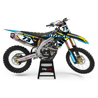 kit grafiche suzuki motocross blue stroke