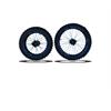 Set Cerchi + Gomme 14/12 Perno ruota 15MM RACING 4 Blu in Cerchi e Gomme