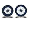 Set Cerchi + Gomme 17/14 Perno ruota 15MM RACING 1 Blu in Cerchi e Gomme