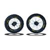 Set Cerchi + Gomme 17/14 Perno ruota 15MM RACING 1 Giallo in Cerchi e Gomme